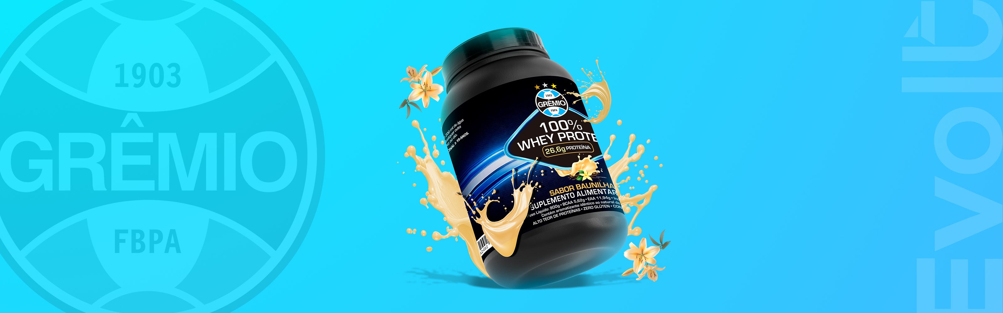 Whey Protein Oficial do Imortal — 26,6g de Proteína