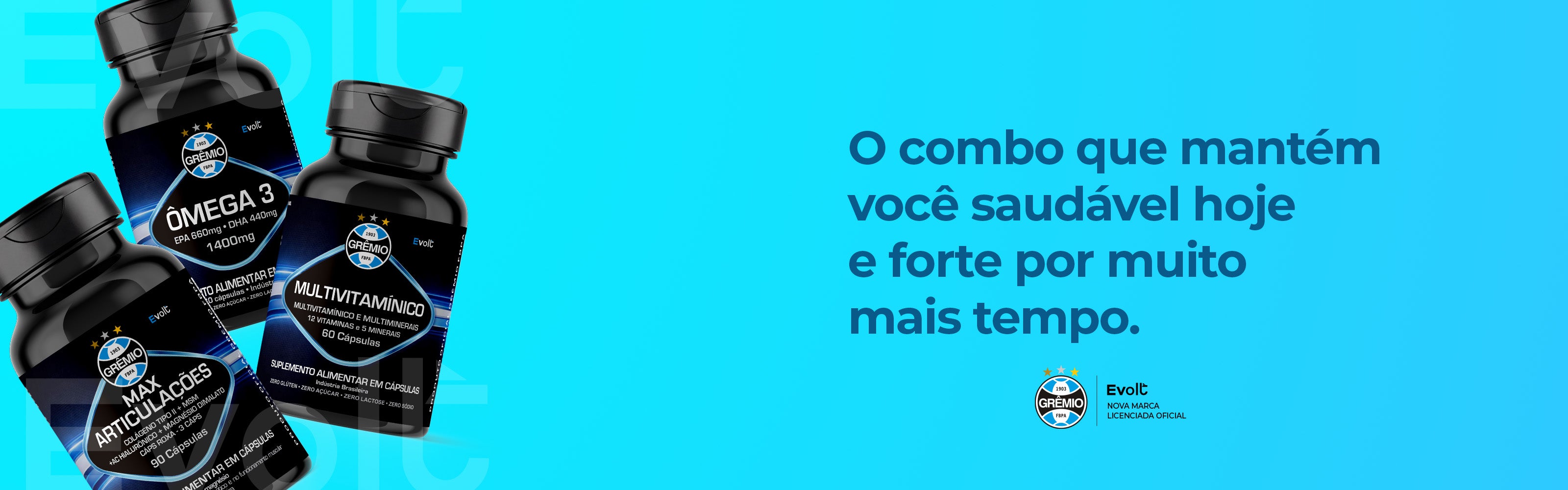 Kit Vitalidade - Max Articulações + Multivitamínico + Ômega 3