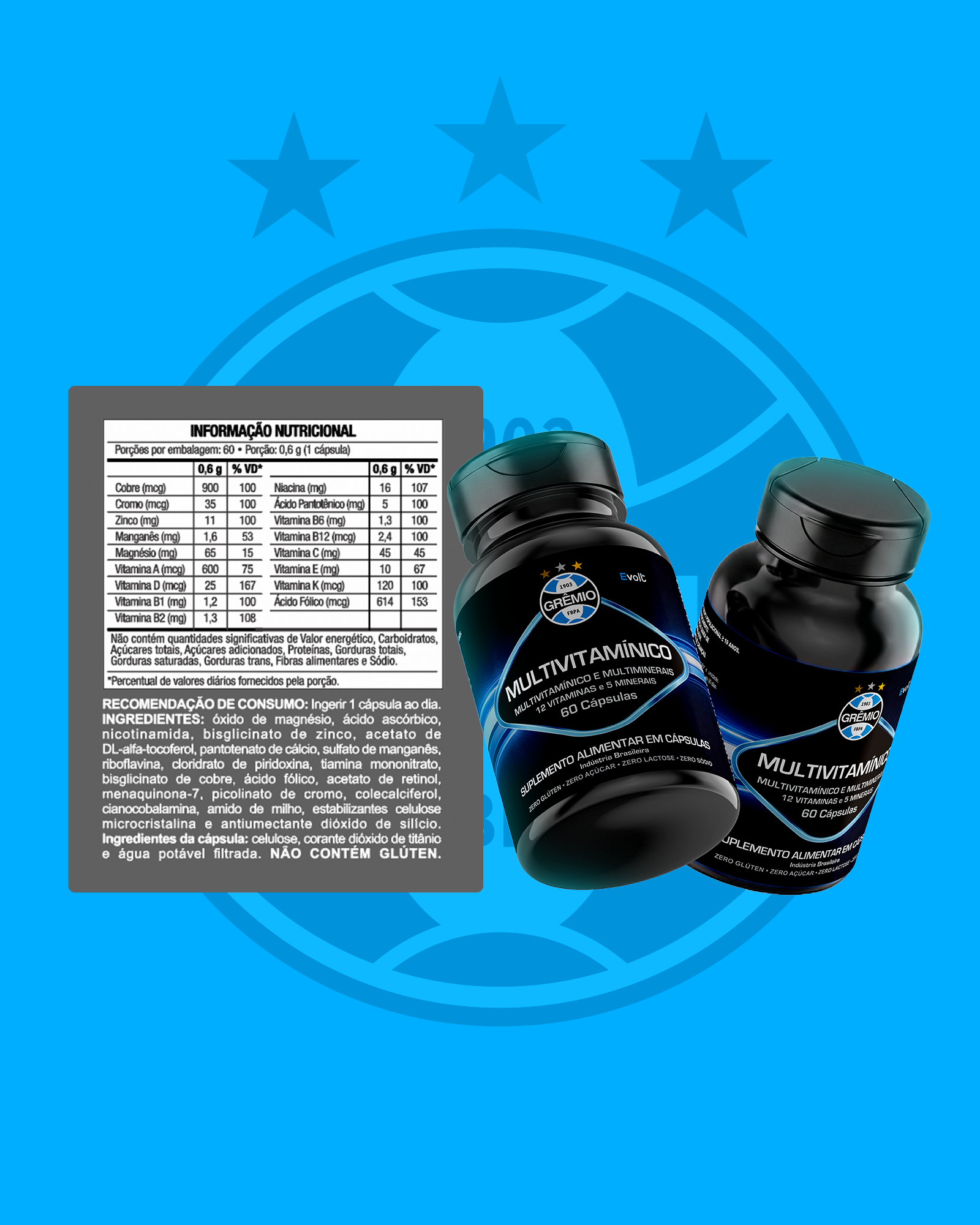 Multivitamínico Oficial do Imortal — 60 Cápsulas